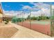 Tennis court with chain link fence at 8611 E Cholla St, Scottsdale, AZ 85260