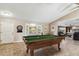 Game room featuring a pool table and ample space for entertainment at 1045 E Cloud Rd, Phoenix, AZ 85086