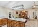 Eat-in kitchen with island and granite countertops at 1045 E Cloud Rd, Phoenix, AZ 85086