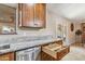 Kitchen with granite countertop and wood drawers at 1045 E Cloud Rd, Phoenix, AZ 85086