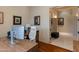 Spacious home office with hardwood floors and access to a hallway at 10542 E Skinner Dr, Scottsdale, AZ 85262