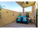 Private patio with seating area and grill at 16635 N Cave Creek Rd # 125, Phoenix, AZ 85032