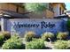Community entrance sign, Monterey Ridge, welcoming residents at 17850 N 68Th St # 3027, Phoenix, AZ 85054