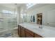 Bathroom features a large vanity, shower, and linen closet at 1792 W Loemann Dr, San Tan Valley, AZ 85144