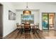 Bright dining area with table, chairs, and view to backyard at 22846 N 24Th St, Phoenix, AZ 85024