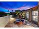 Charming courtyard with fountain and seating area at 24218 N 85Th St, Scottsdale, AZ 85255