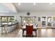 Bright dining area with large windows and a spacious table at 24218 N 85Th St, Scottsdale, AZ 85255