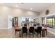 Bright dining area with modern table and kitchen access at 24218 N 85Th St, Scottsdale, AZ 85255