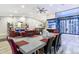 Open concept dining room adjacent to living area and kitchen at 24218 N 85Th St, Scottsdale, AZ 85255