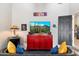 Game room with pool table, media console, and seating at 24218 N 85Th St, Scottsdale, AZ 85255