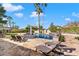 Inviting pool area with lounge chairs and a flagstone patio at 24218 N 85Th St, Scottsdale, AZ 85255