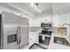 Modern kitchen, stainless steel appliances and granite countertops at 540 N May St # 1102, Mesa, AZ 85201