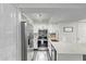 Modern kitchen with stainless steel appliances and granite countertops at 540 N May St # 1102, Mesa, AZ 85201