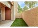 Private patio with putting green and artificial turf at 540 N May St # 1102, Mesa, AZ 85201