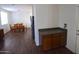 Kitchen boasts dark wood cabinets and ample counter space at 7229 S 48Th Ln, Laveen, AZ 85339