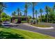Gated community entrance with guard house at 7272 E Gainey Ranch Rd # 75, Scottsdale, AZ 85258