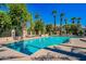 Resort-style pool perfect for relaxing at 7272 E Gainey Ranch Rd # 75, Scottsdale, AZ 85258