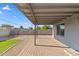 Covered patio with brick pavers at 3523 E Thunderbird Rd, Phoenix, AZ 85032