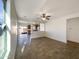 Open living room with a view of the kitchen and backyard at 804 W Dana Dr, San Tan Valley, AZ 85143