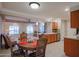 Open concept dining area with kitchen and living room views at 14823 N Bolivar Dr, Sun City, AZ 85351