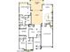 Open floor plan with 4-car garage and covered patio at 20241 W San Miguel Ave, Litchfield Park, AZ 85340