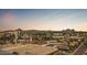 Aerial view of city skyline at sunset at 3131 N Central Ave # 5022, Phoenix, AZ 85012