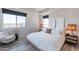 Spacious bedroom with large windows and city view at 3131 N Central Ave # 5022, Phoenix, AZ 85012