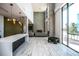Bright community room with modern finishes and large windows at 3131 N Central Ave # 5022, Phoenix, AZ 85012