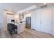 Modern kitchen with stainless steel appliances and white cabinetry at 3131 N Central Ave # 5022, Phoenix, AZ 85012