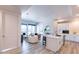 Modern kitchen with island and stainless steel appliances at 3131 N Central Ave # 5022, Phoenix, AZ 85012