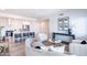 Open concept kitchen and living area with modern appliances and stylish furniture at 3131 N Central Ave # 5022, Phoenix, AZ 85012