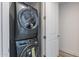 Stackable washer and dryer in a small laundry room at 3131 N Central Ave # 5022, Phoenix, AZ 85012
