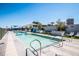 Refreshing rectangular pool with ample lounge chairs at 3131 N Central Ave # 5022, Phoenix, AZ 85012