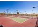 Well-lit outdoor pickleball courts at 390 S Verdad Ln, Casa Grande, AZ 85194