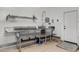 Stainless steel sink with shelving in the garage at 44622 N 20Th St, New River, AZ 85087