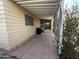 Covered patio with tile flooring, adjacent to the house at 11411 N 91St Ave # 29, Peoria, AZ 85345