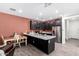 Modern kitchen with island and stainless steel appliances at 1620 N 208Th Ave, Buckeye, AZ 85396