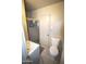 Clean bathroom with shower and toilet at 3418 W Roma Ave, Phoenix, AZ 85017