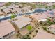 Aerial view showcasing a house and surrounding neighborhood at 379 N Marcos Ct, Casa Grande, AZ 85194