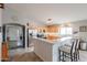 Spacious kitchen featuring granite countertops and stainless steel appliances at 684 S 231St Dr, Buckeye, AZ 85326