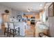 Modern kitchen with granite countertops and wood cabinets at 684 S 231St Dr, Buckeye, AZ 85326