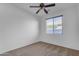 Bedroom with ceiling fan and window blinds at 2008 E Stacey Rd, Gilbert, AZ 85298
