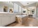 Elegant bathroom featuring dual vanities, a soaking tub, and decorative tile accents at 2317 W Horsetail Trl, Phoenix, AZ 85085