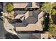 Aerial view of a home's rooftop, showcasing the layout, backyard features, and surrounding neighborhood at 2317 W Horsetail Trl, Phoenix, AZ 85085