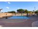 Outdoor basketball court with seating at 2836 E Dennisport Ct, Gilbert, AZ 85295