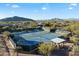 Community tennis courts with mountain views at 30600 N Pima Rd # 64, Scottsdale, AZ 85266