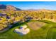 Aerial view of golf course putting green at 32427 N 71St Way, Scottsdale, AZ 85266