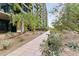 Landscaped walking path with modern lighting at 7180 E Kierland Blvd # 311, Scottsdale, AZ 85254