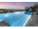Stunning rooftop pool with city views and lounge chairs at 7180 E Kierland Blvd # 311, Scottsdale, AZ 85254