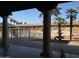 Community swimming pool with surrounding patio at 7750 E Broadway Rd # 911, Mesa, AZ 85208